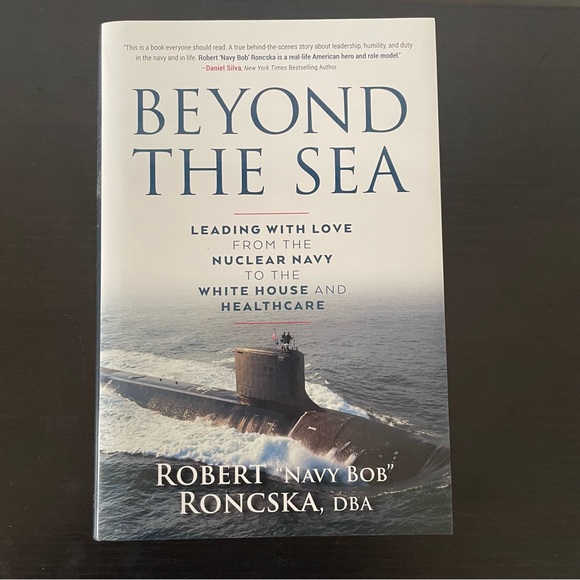 JUST IN Set of 2 Navy Themed Books US History Leadership Military - Picture 2 of 12